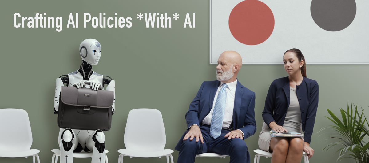 Crafting AI Policies *With* AI